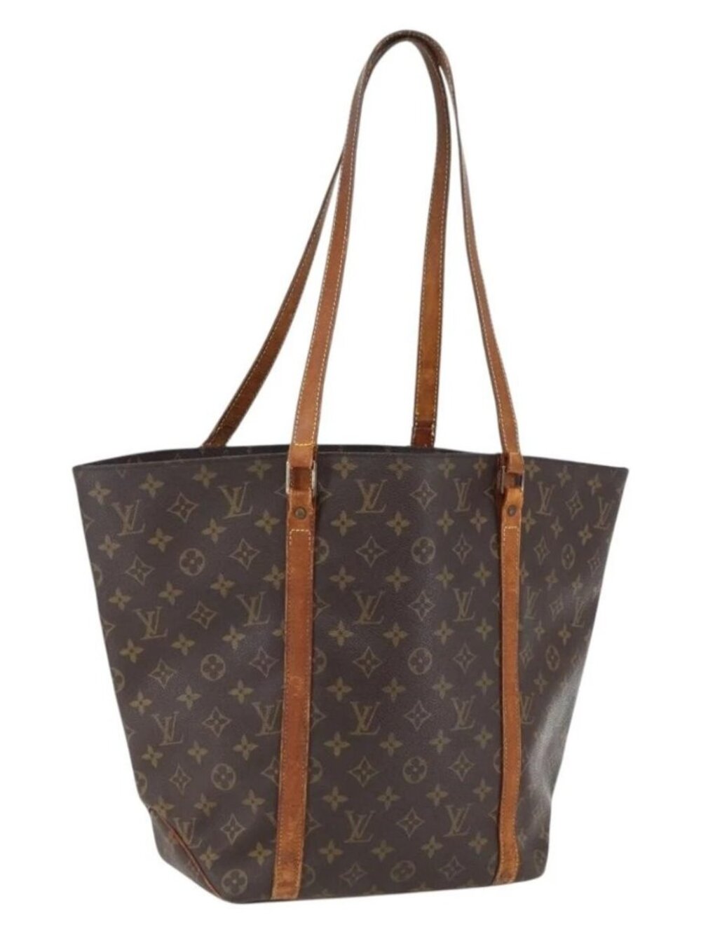 LOUIS VUITTON Monogram Sac Shopping Tote Bag M51108 LV Auth 171034 - Picture 1 of 15